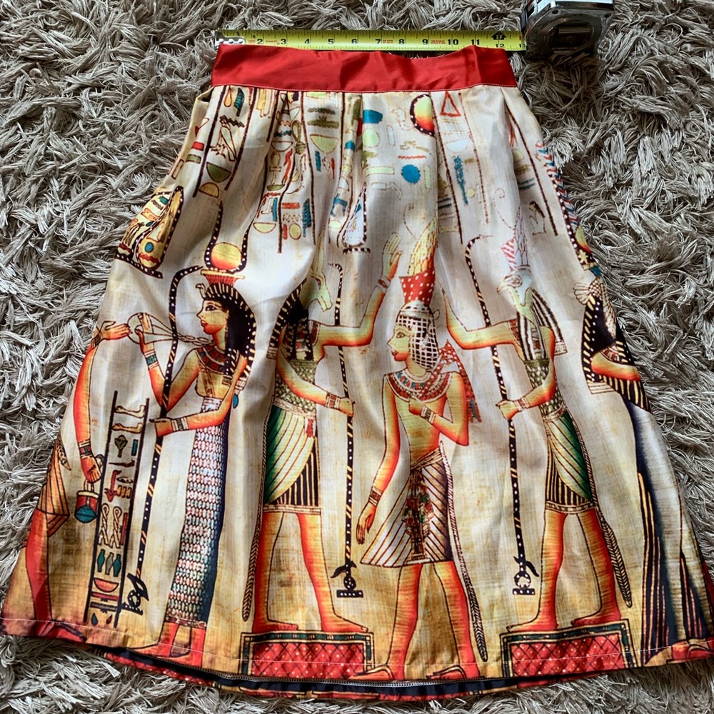 Egyptian Print Skirt